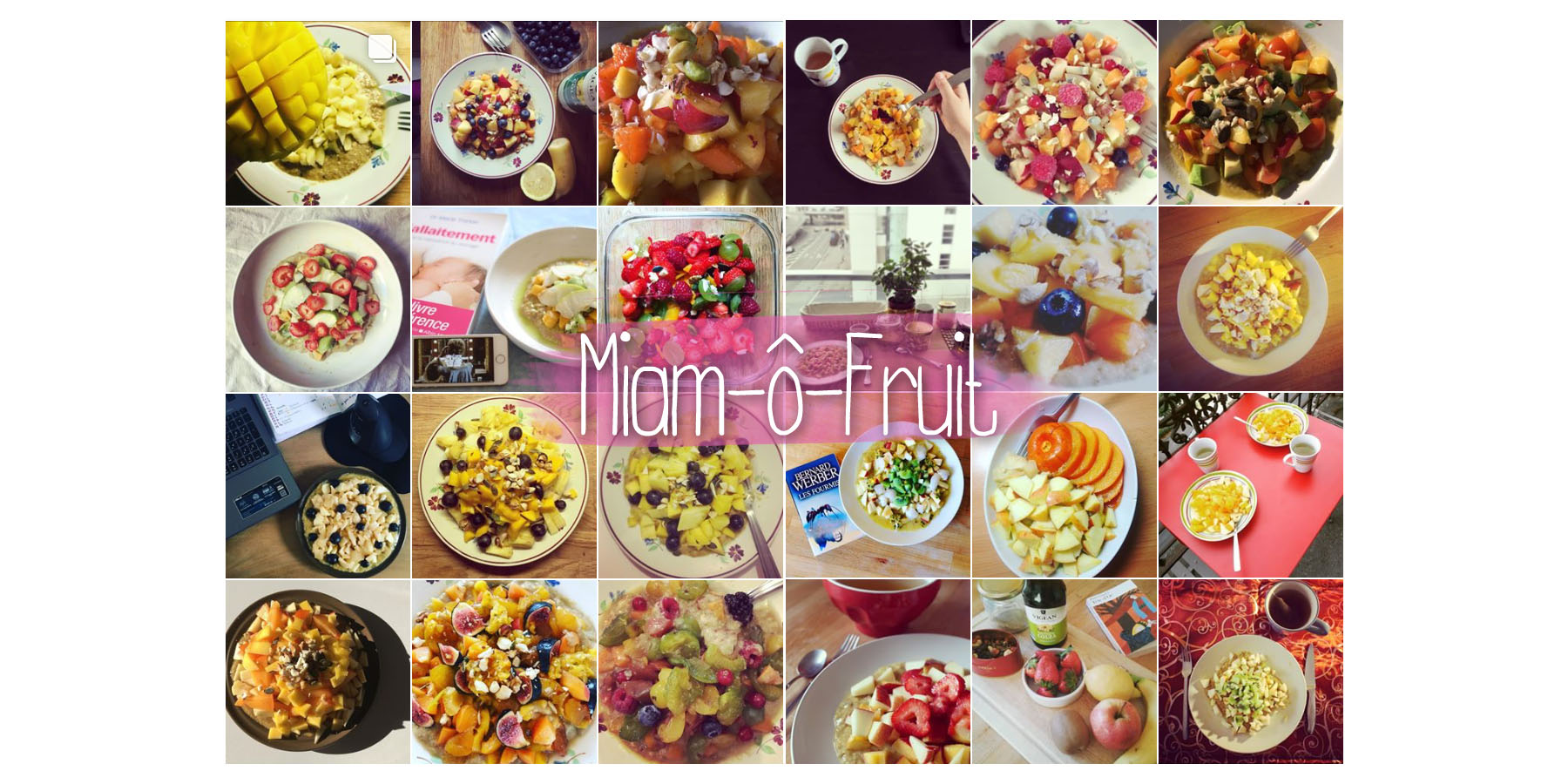 Miam-ô-Fruit sur Instagram