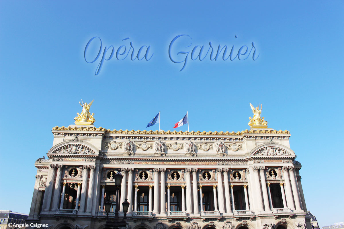 Façade du Palais de l'Opéra Garnier à Paris
