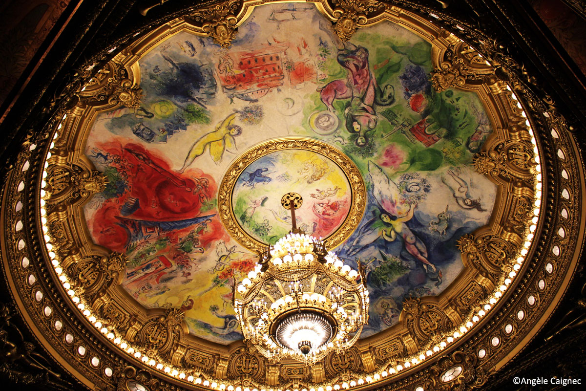 Plafond Chagall de la Salle de l'Opéra Garnier